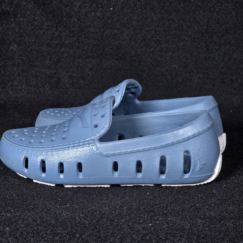 Floafers Prodigy Driver Kids Size 7 Blue Walking Casual Slip On Loafers Shoes